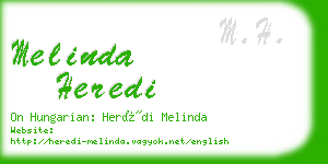 melinda heredi business card